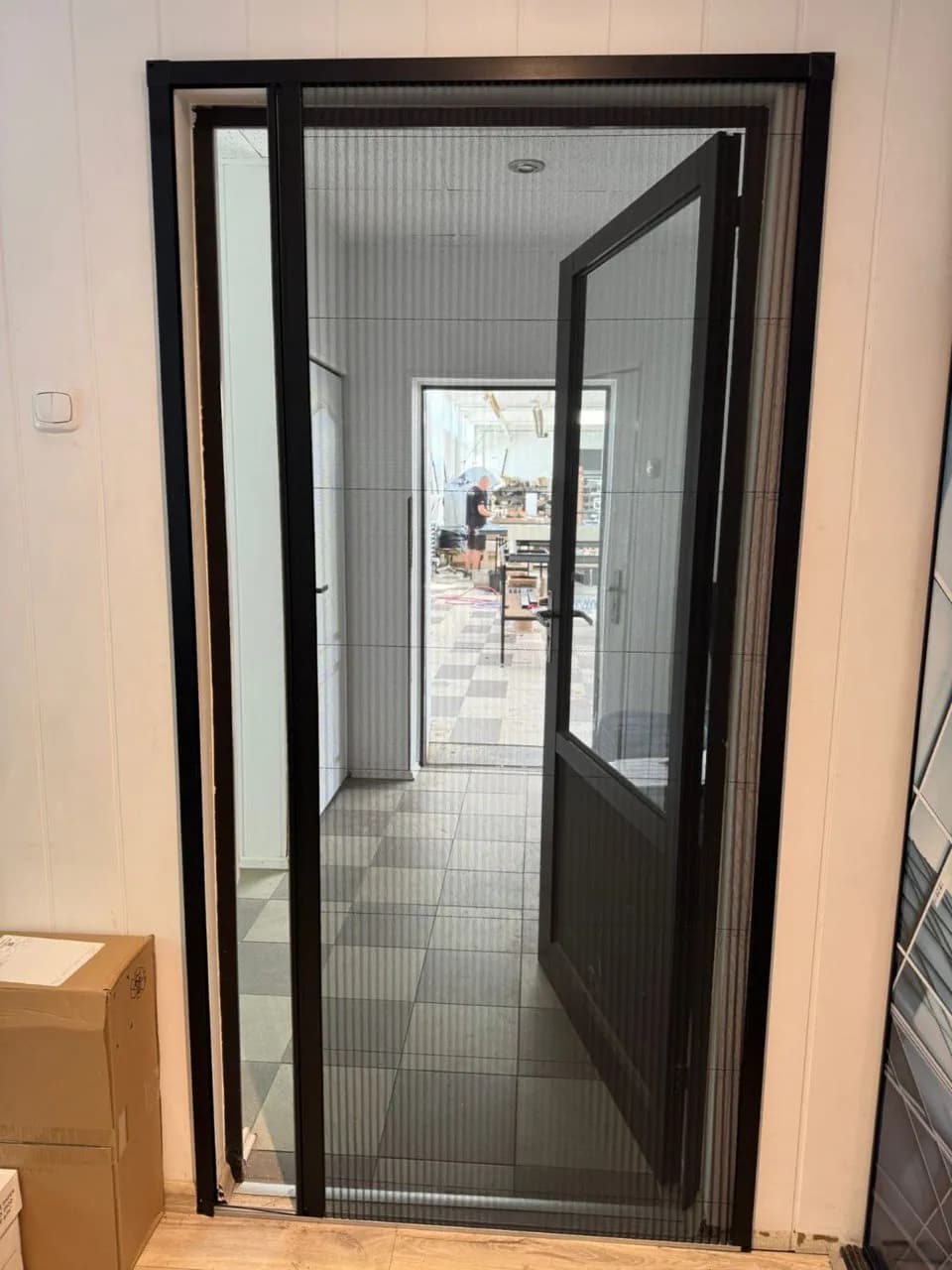 Moskitiera plisowana na drzwi